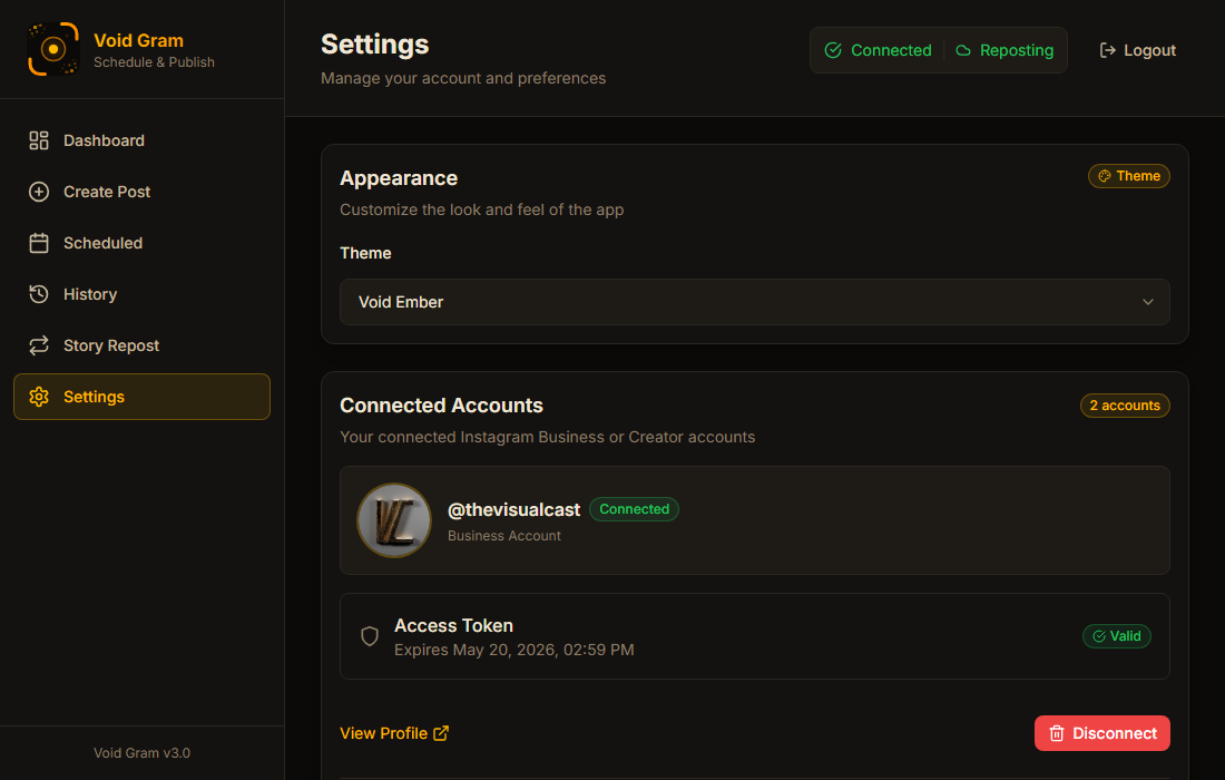 VoidGram v3.0 screenshot 5